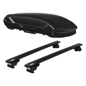 2019 Subaru Impreza Thule Motion 3 L Cargo Box With Roof Rack Full Kit