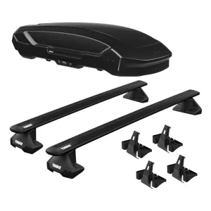 2022 Honda Civic Thule Roof Rack Full Kit With Motion 3 L Cargo Box