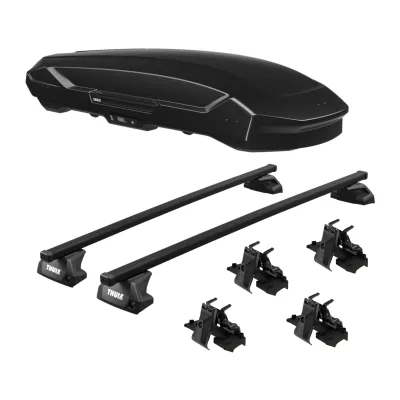 Subaru Outback - 2020 to 2025 - SUV [Limited XT, Onyx Ed. XT, Touring XT] (SquareBar Evo) (Black) (With OEM Cross Bars)
