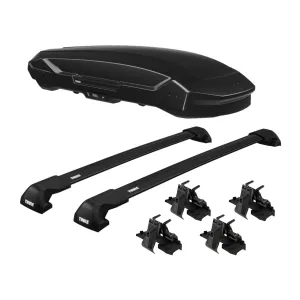 2025 Acura MDX Thule Motion 3 XL Cargo Box With Roof Rack Full Kit