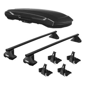 Toyota Tacoma - 2016 to 2023 - Dbl Cab [All] (SquareBar Evo) (Black) (Without OEM Rails)