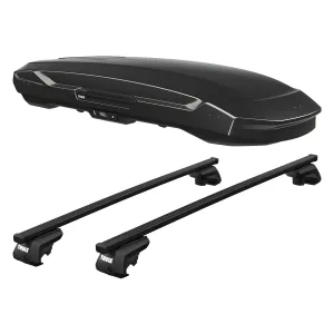 Toyota 4Runner - 2010 to 2024 - SUV [All] (SquareBar Evo) (Black) (With OEM Cross Bars)