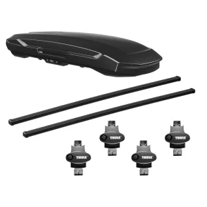 Toyota Sienna - 2011 to 2020 - Minivan [All] (SquareBar Evo) (Black) (With OEM Cross Bars)