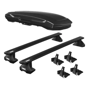 2026 Honda Civic Thule Motion 3 XXL Low Cargo Box With Roof Rack Full Kit