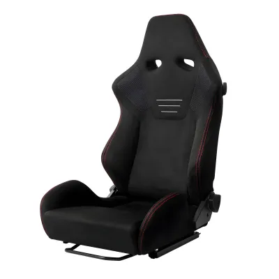 Universal (Black Suede Body) (Black Suede Inserts) (Red Stitching)