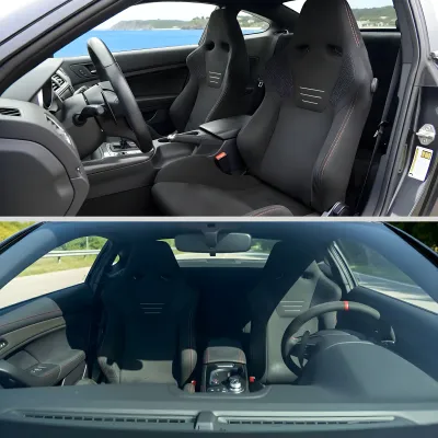 Universal (Black Suede Body) (Black Suede Inserts) (Red Stitching)