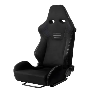 Universal (Black Suede Body) (Black Suede Inserts) (Silver Stitching)