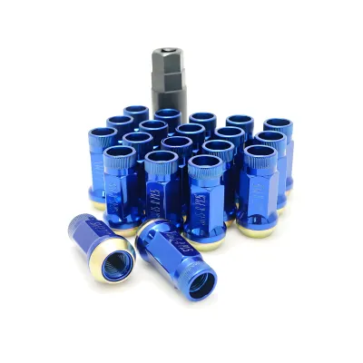 Universal (12 x 1.25) (20 Lug Nut Set) (Blue)
