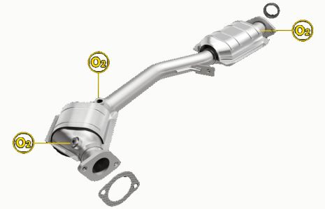MagnaFlow High Flow Catalytic Converter for 2003 Subaru Impreza