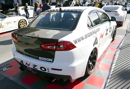 2010 Mitsubishi Lancer Evo Seibon OEM Style Carbon Fiber Trunk Lid