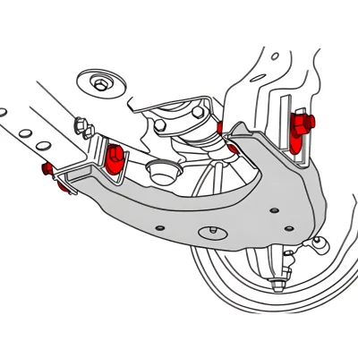 Toyota 4Runner - 2003 to 2009 - SUV [All] (Front Bolts) (0
