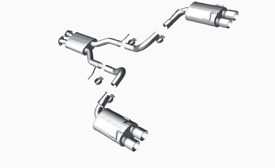 MagnaFlow 15596 Large Stainless Steel Performance Exhaust System Kit 