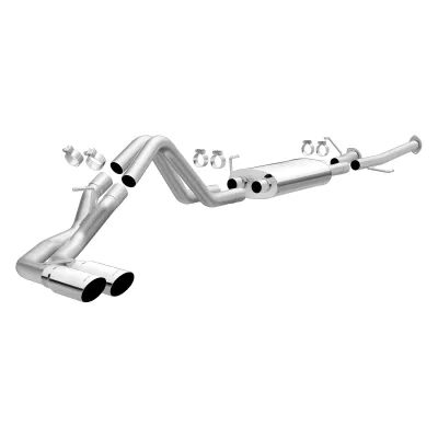 Toyota Tundra - 2014 to 2021 - 2 Door Reg Cab [All Except SR 4.0L RWD] _or_ 4 Door Dbl Cab [All Except SR 4.0L RWD] (Street Series) (Dual Polished Tips) (Side Exit)