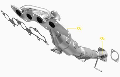MagnaFlow Header / Manifold With High Flow Catalytic Converter for 2010