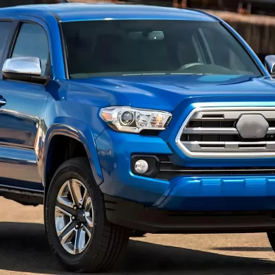 Toyota Tacoma - 2016 to 2022 - All [All] (Clear) (Gloss Black With Chrome Housing) (Must Match Stock Bezel Shape)