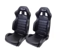 Universal (Left and Right Seats) (Black PVC Leather)