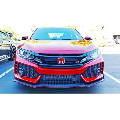 Honda Civic - 2017 to 2021 - 4 Door Hatchback [EX, EXL, LX, Sport, Sport Touring] With 1.5L & Turbo (Carbon Fiber Look) (Includes Lower Grille)