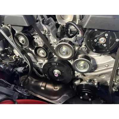 Subaru Crosstrek - 2018 to 2025 - SUV [All] (Crank Pulley) (Black Zinc Chromate Anodized)