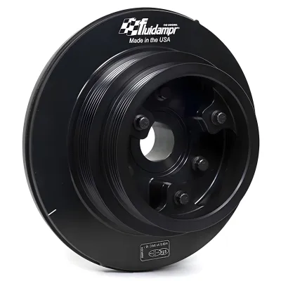BMW 5 Series - 1997 to 2000 - All [528i] (Crank Pulley) (Black Zinc Chromate Anodized) (Without 60-2 Tone Wheel On Blancer)