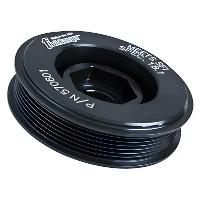 Honda Accord - 2008 to 2012 - All [EX 2.4L, EXL 2.4L, LX, LXP, LXS, SE] (Crank Pulley) (Black Zinc Chromate Anodized)