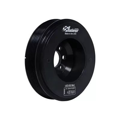 Volkswagen Golf GTI - 2000 to 2005 - Hatchback [1.8T, 20th Anniversary Ed., 337, GLS 1.8T] (For MK4 GTI) (Crank Pulley) (Black Zinc Chromate Anodized) (4 Bolt Mounting Hole)